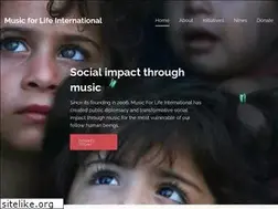 Sites similar to music4lifeinternational.org