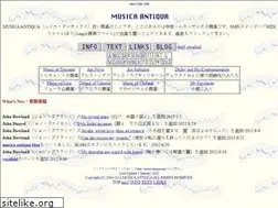 Sites similar to musica-antiqua.org