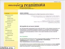 Sites similar to musica-reanimata.de