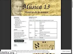 Sites similar to musica13.wordpress.com