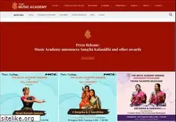 Sites similar to musicacademymadras.in