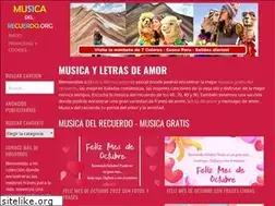 Sites similar to musicadelrecuerdo.org