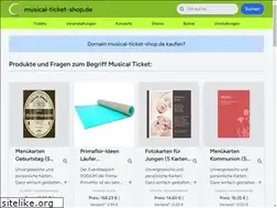 Sites similar to musical-ticket-shop.de