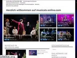 Sites similar to musicals-online.com