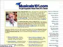 Sites similar to musicals101.com