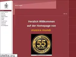 Sites similar to musicamundi.de