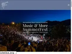 Sites similar to musicandmoresummerfest.com