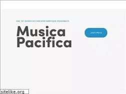 Sites similar to musicapacifica.org