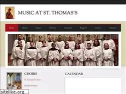 Sites similar to musicatstthomas.org