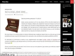 Sites similar to musicboxblog.be