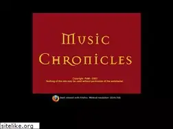 Sites similar to musicchronicles.com