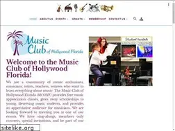 Sites similar to musicclubofhollywoodflorida.org