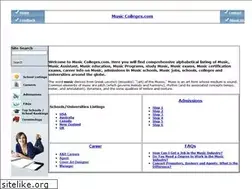 Sites similar to musiccolleges.com