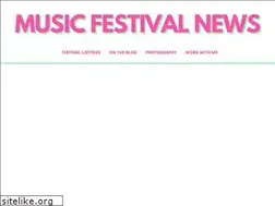 Sites similar to musicfestivalnews.net
