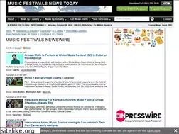 Sites similar to musicfestivals.einnews.com