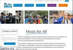 Sites similar to musicforall.org.uk