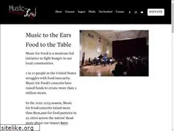 Sites similar to musicforfood.net