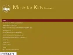 Sites similar to musicforkids.be
