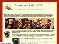 Sites similar to musicforlifenyc.org