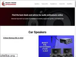 Sites similar to musicfromspeakers.com