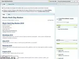 Sites similar to musichackdayboston.pbworks.com