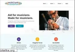 Sites similar to musiciansfoundation.org