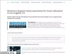 Sites similar to musicianssupport.org