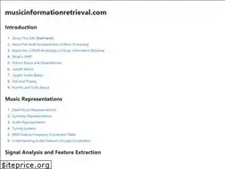 Sites similar to musicinformationretrieval.com
