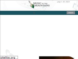 Sites similar to musicinthemountains.com