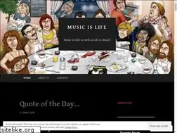 Sites similar to musicislifeblue.wordpress.com