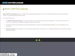 Sites similar to musicismyfirstlanguage.com