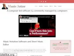 Sites similar to musicjotter.com