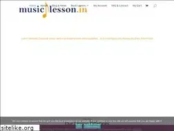 Sites similar to musiclesson.in