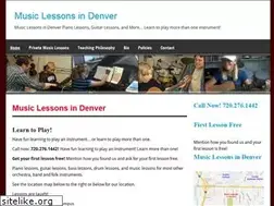 Sites similar to musiclessonsindenver.com