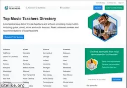 Sites similar to musiclessonteachers.com