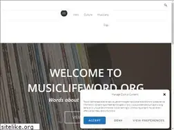 Sites similar to musiclifeword.org