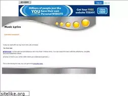 Sites similar to musiclyrics.20m.com