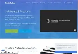 Sites similar to musicmakertheme.com