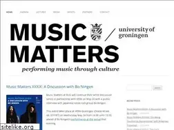 Sites similar to musicmattersatrug.nl
