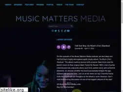 Sites similar to musicmattersmedia.com