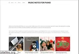 Sites similar to musicnotesforpiano.com