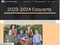 Sites similar to musiconthehill.org