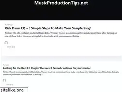 Sites similar to musicproductiontips.net