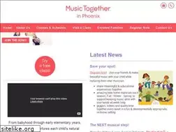 Sites similar to musictogetherinphx.com