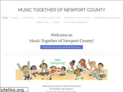 Sites similar to musictogethernewport.com