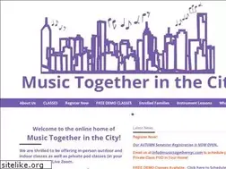 Sites similar to musictogethernyc.com