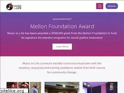 Sites similar to musictolife.org