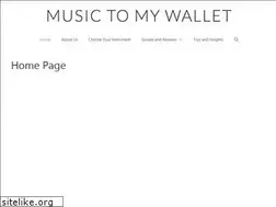 Sites similar to musictomywallet.com