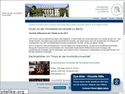 Sites similar to musik-hu-berlin.de