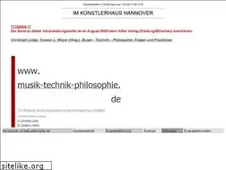 Sites similar to musik-technik-philosophie.de